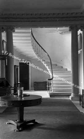 MOUNT CONGREVE  STAIRCASE FROM EAST END OF HALL